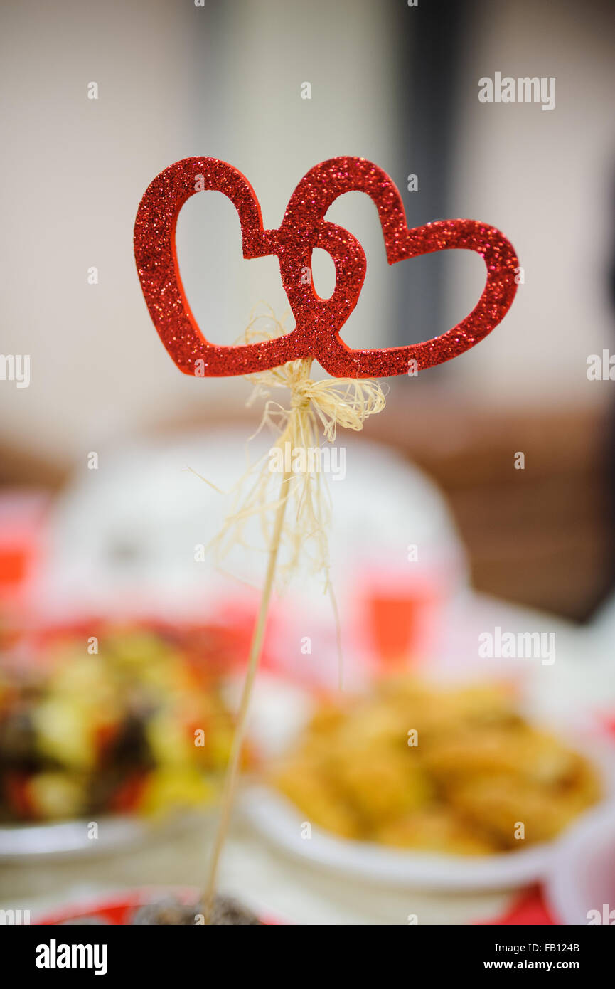 Valentine's day restaurant decor hi-res stock photography and images - Alamy