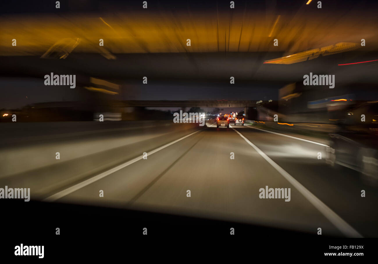 Overtaking at night hi-res stock photography and images - Alamy
