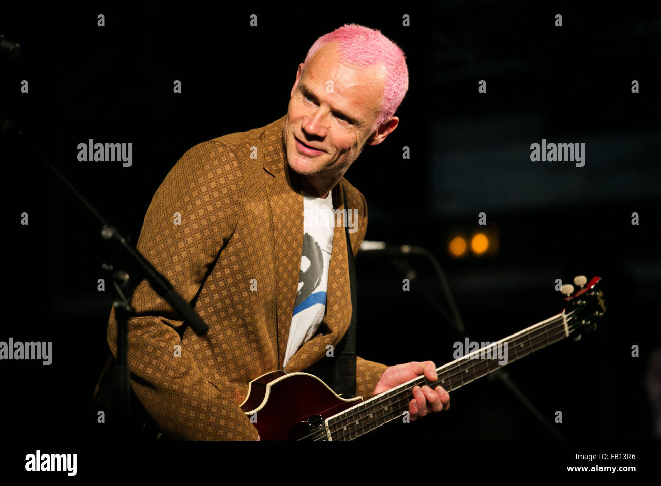 Flea live at Le Trianon as part of the Pathway to Paris event. Stock Photo