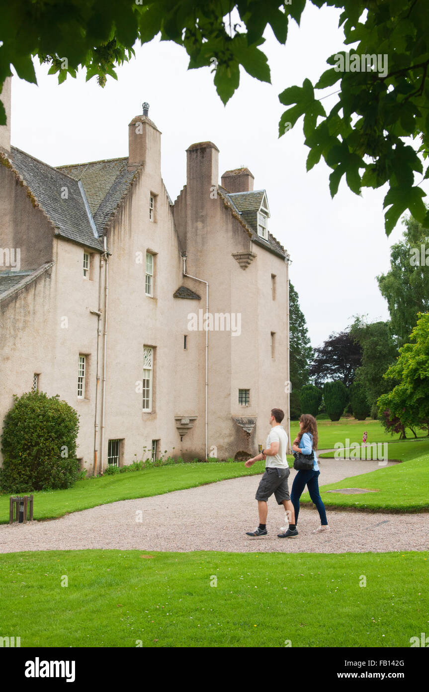 Drum Castle, near Drumoak, Aberdeenshire, Scotland. Stock Photo