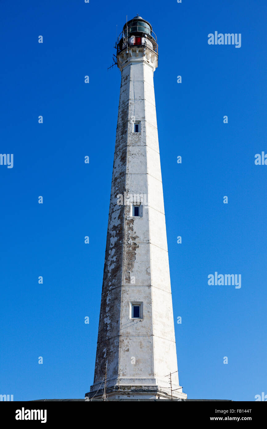Low angle view of Punta Penna Lighthouse Stock Photo - Alamy