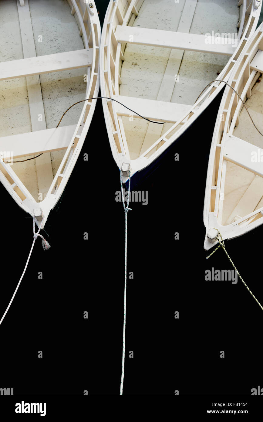 Three small rowboats Stock Photo - Alamy