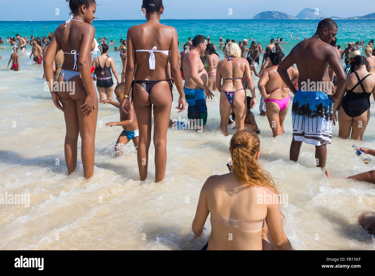 young bikini girls ipanema beach