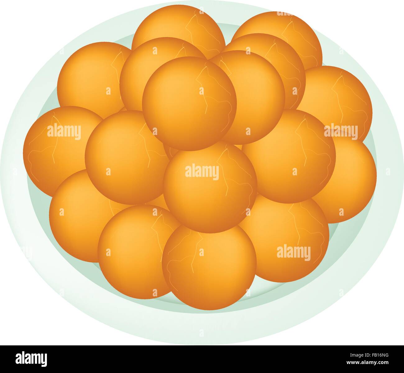 Food and Snack, An Illustration of Cheese Balls, Dauphine Potato, Deep