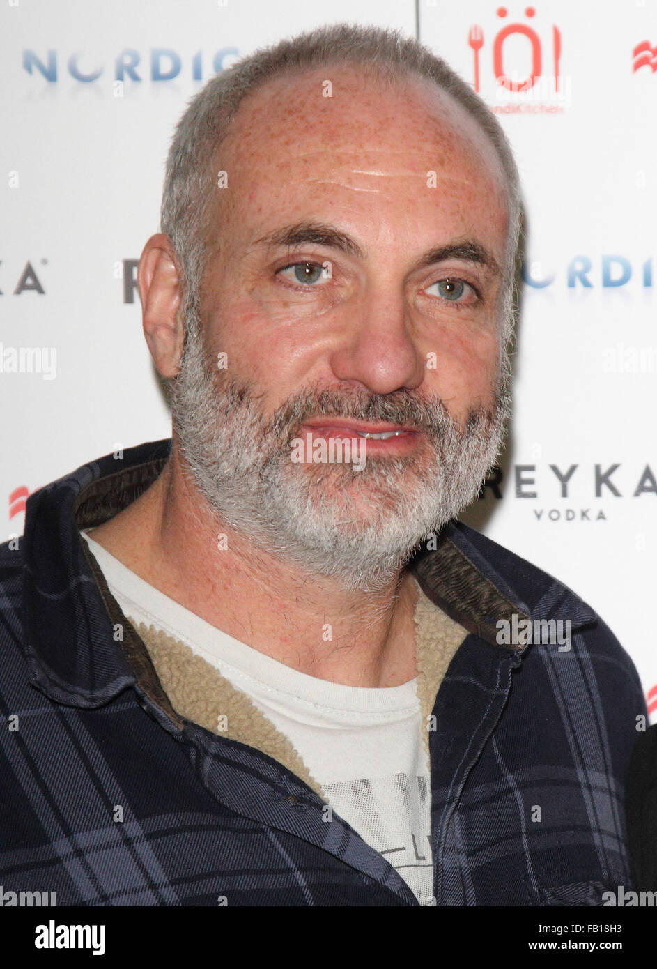 London. UK. Kim Bodnia (The Bridge) at the Nordicana 2014 at Old Truman ...