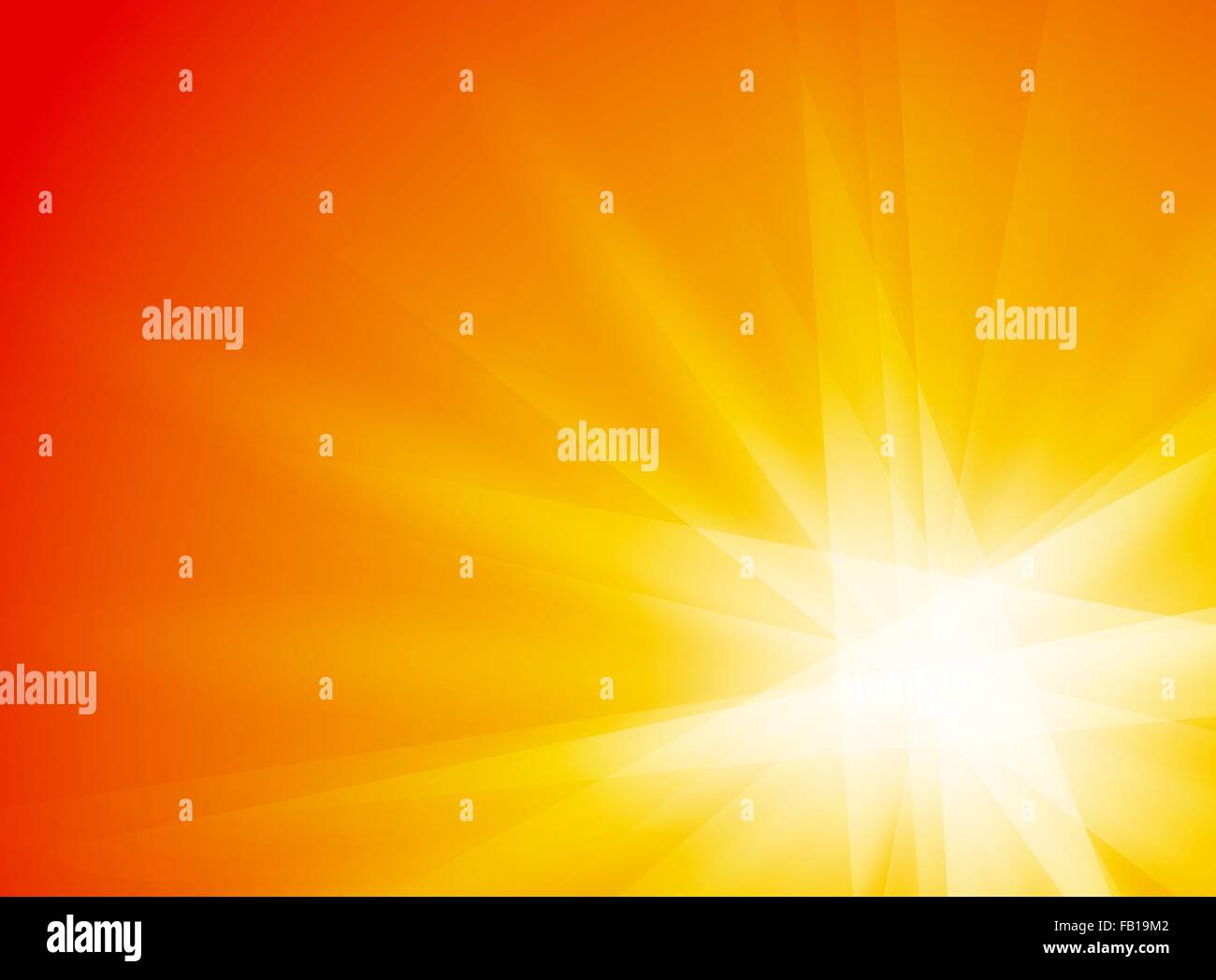 orange yellow rays sun texture background Stock Vector