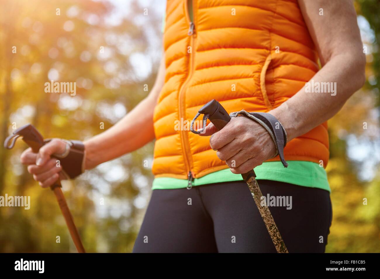 https://c8.alamy.com/comp/FB1CB5/cropped-shot-of-senior-female-nordic-walker-exercising-in-park-FB1CB5.jpg