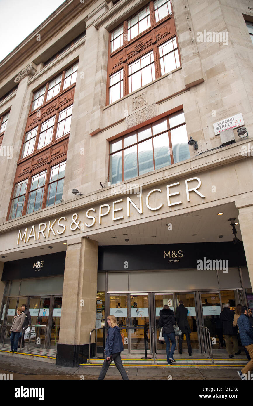 Marks and spencer marble arch store hires stock photography and images