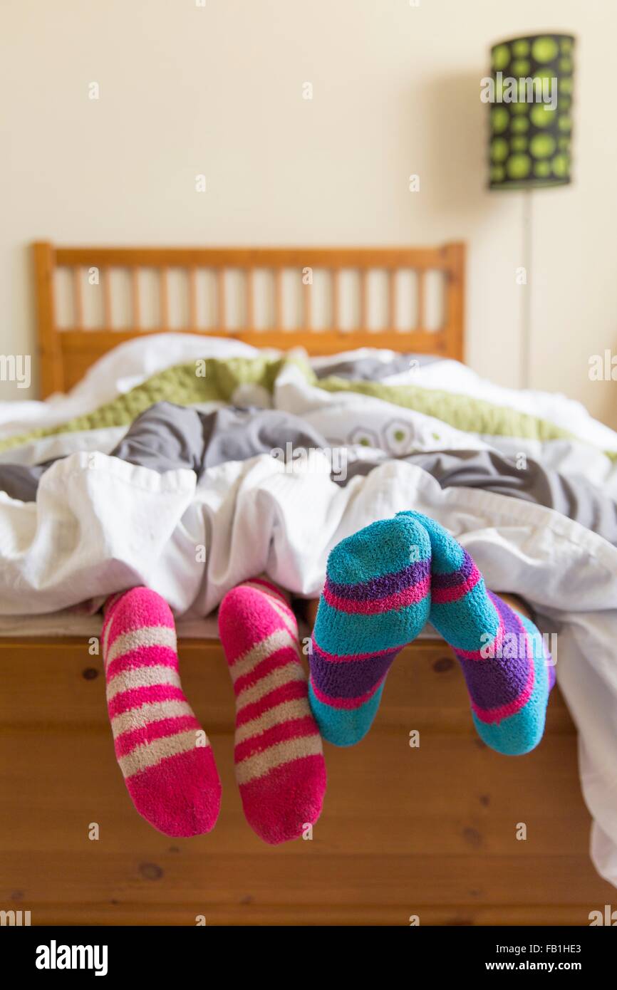 Socked Feet High Resolution Stock Photography and Images - Alamy