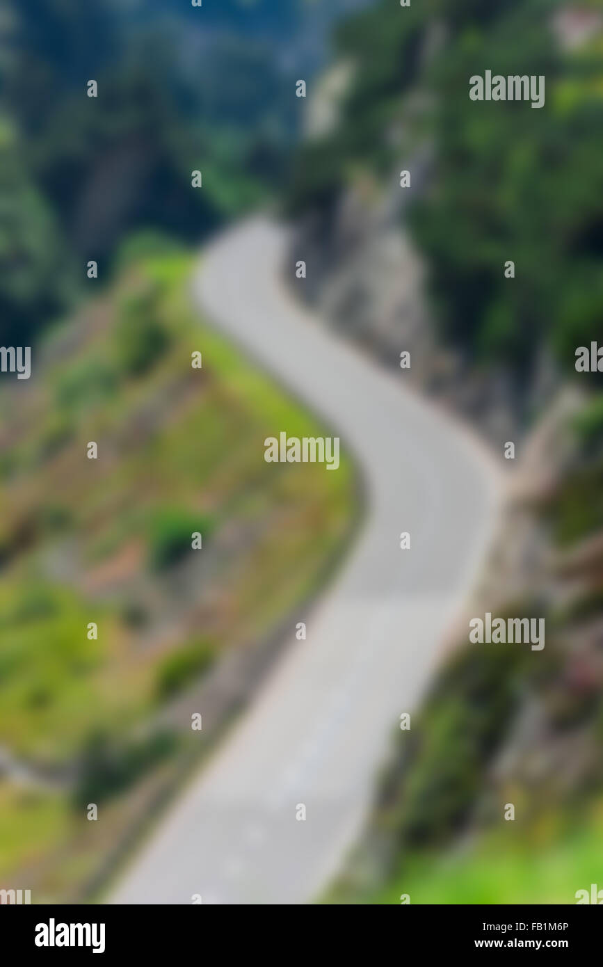 Road blur turn hi-res stock photography and images - Alamy