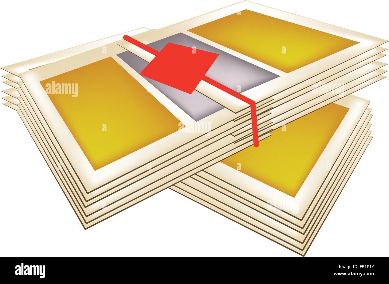 Traditional Chinese, Stack of Joss Paper or Ghost Money for Chinese New