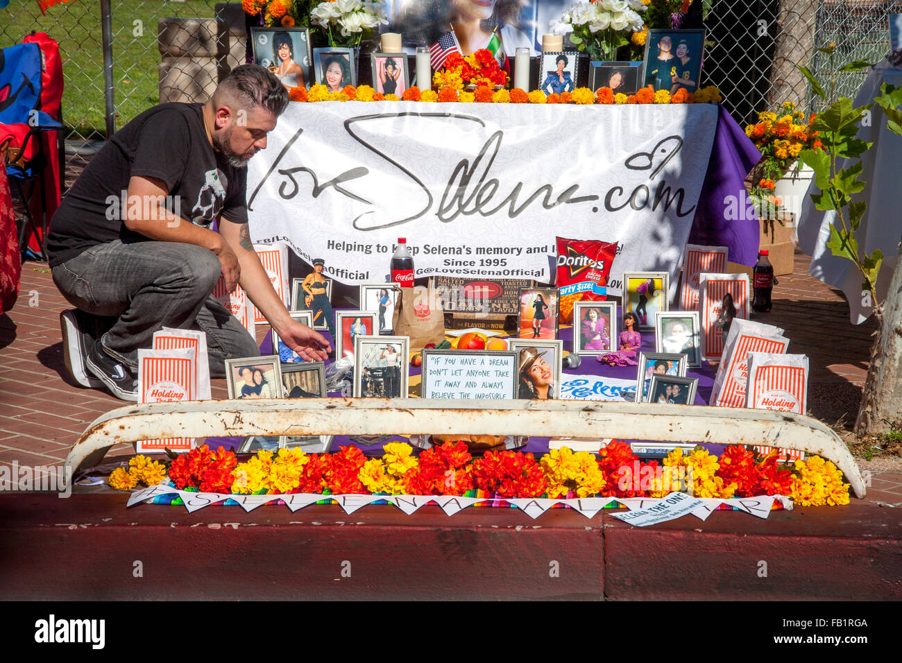 Selena Quintanilla Perez Funeral