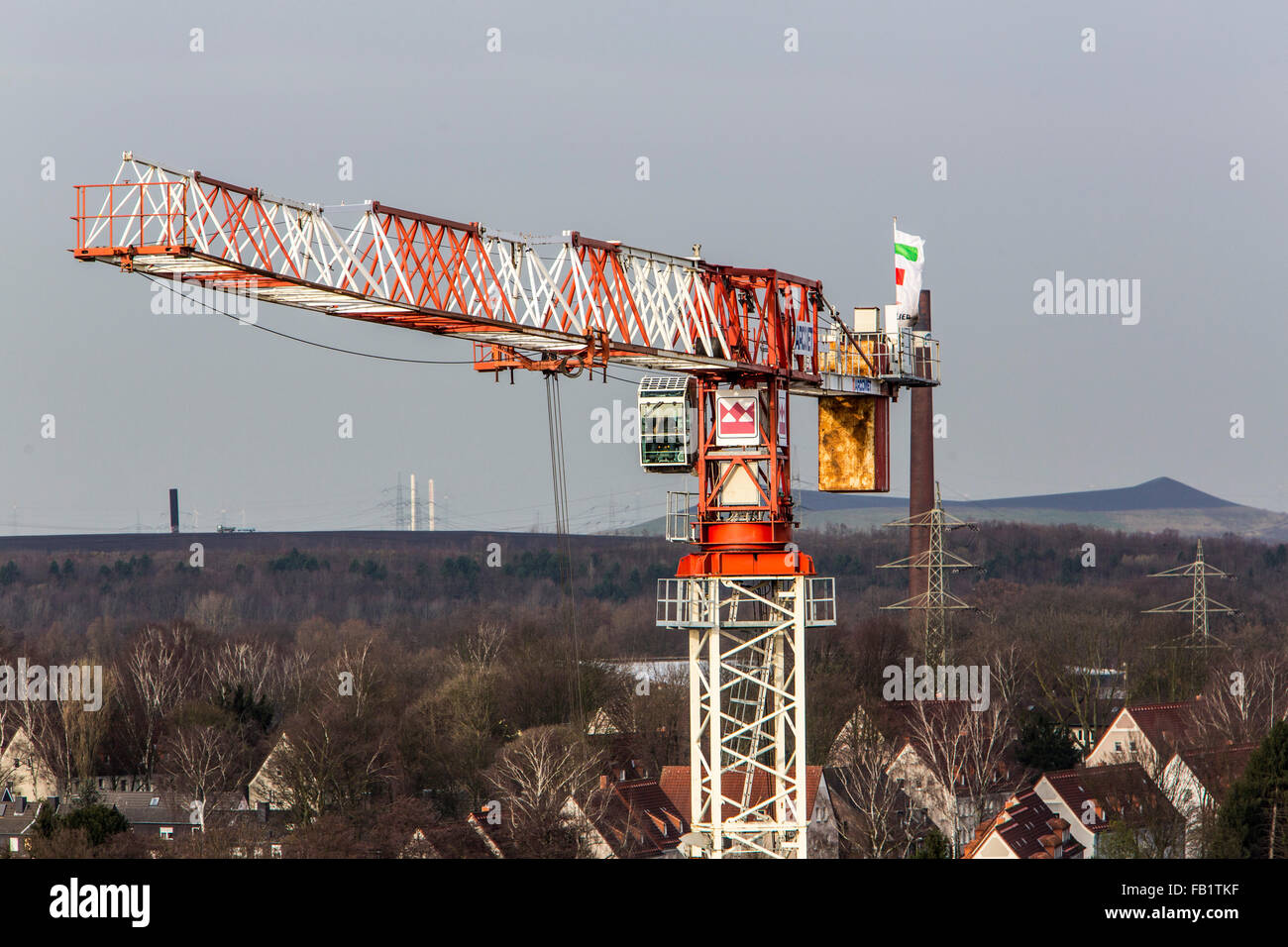 construction crane Stock Photo