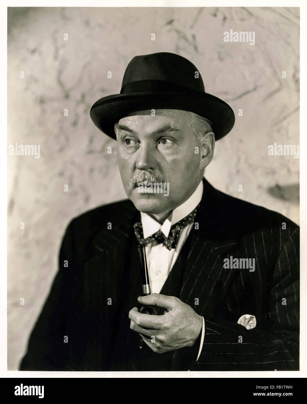 Dr. John H. Watson as played by Nigel Bruce, 1945 publicity still. Stock Photo