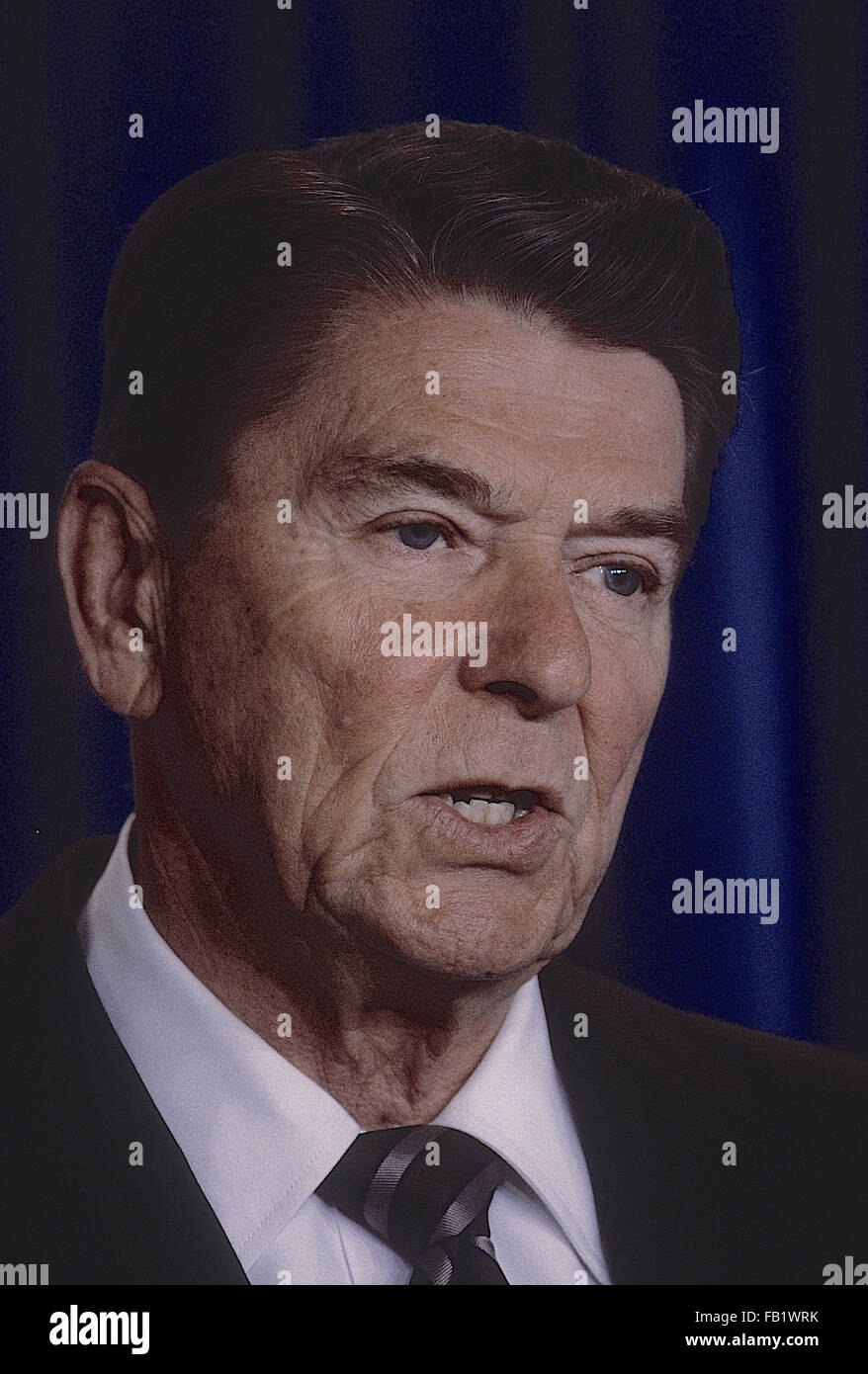 Washington, DC., USA, 14th May 1984 President Ronald Reagan remarks and ...