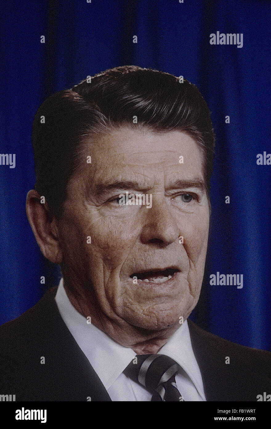 Washington, DC., USA, 14th May 1984 President Ronald Reagan remarks and ...