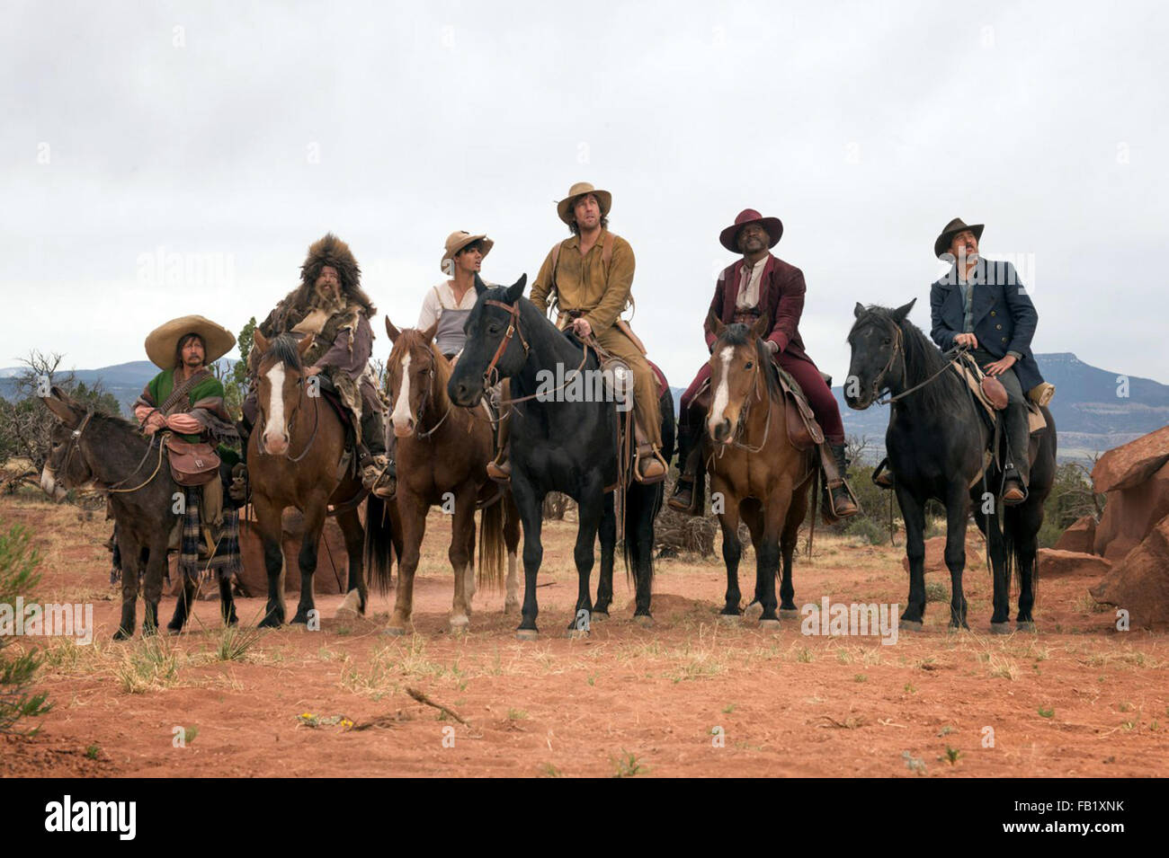 The Ridiculous 6 is a 2015 American Western comedy film directed by Frank Coraci and written by Tim Herlihy and Adam Sandler.   This photograph is for editorial use only and is the copyright of the film company and/or the photographer assigned by the film or production company and can only be reproduced by publications in conjunction with the promotion of the above Film. A Mandatory Credit to the film company is required. The Photographer should also be credited when known. Stock Photo