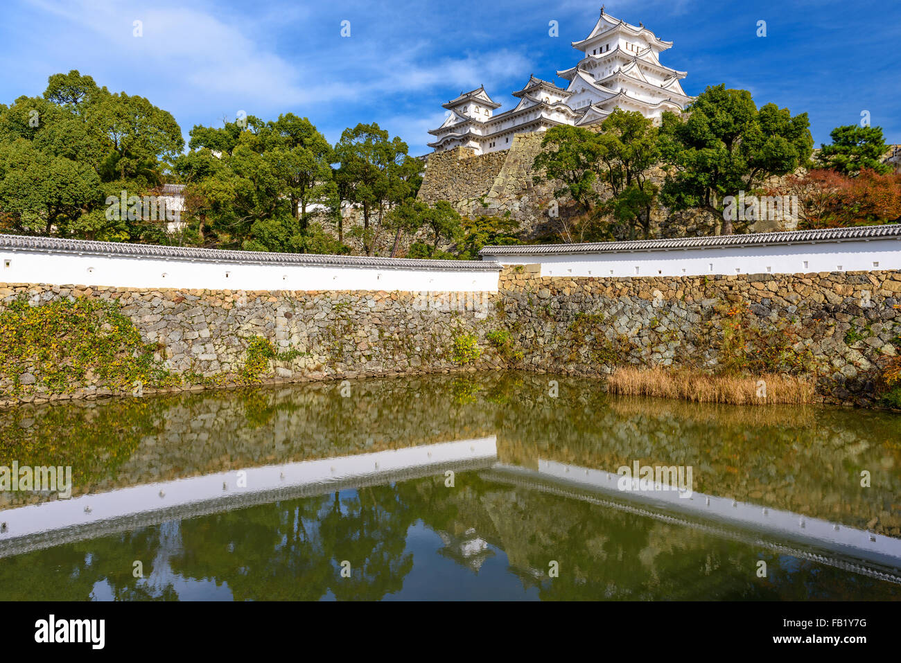 Himeji Castle in Himeji, Japan. Stock Photo