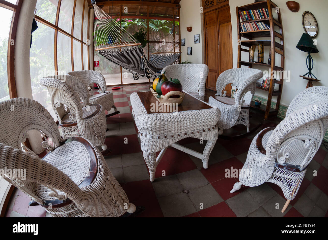 Rattan furniture hires stock photography and images Alamy