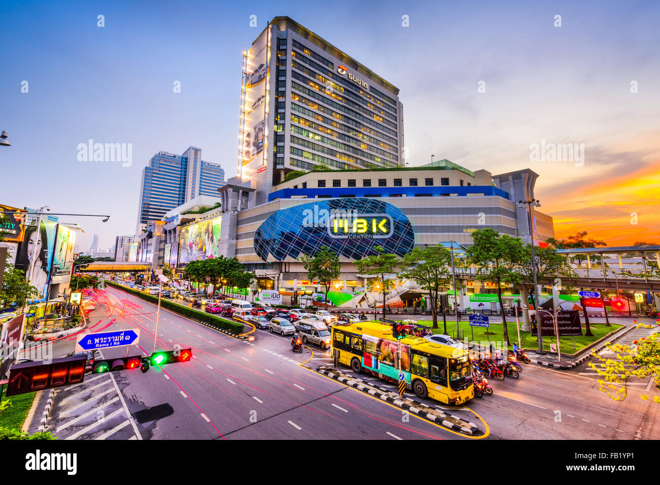 MBK Shopping Center in Bangkok, Thailand. Stock Photo