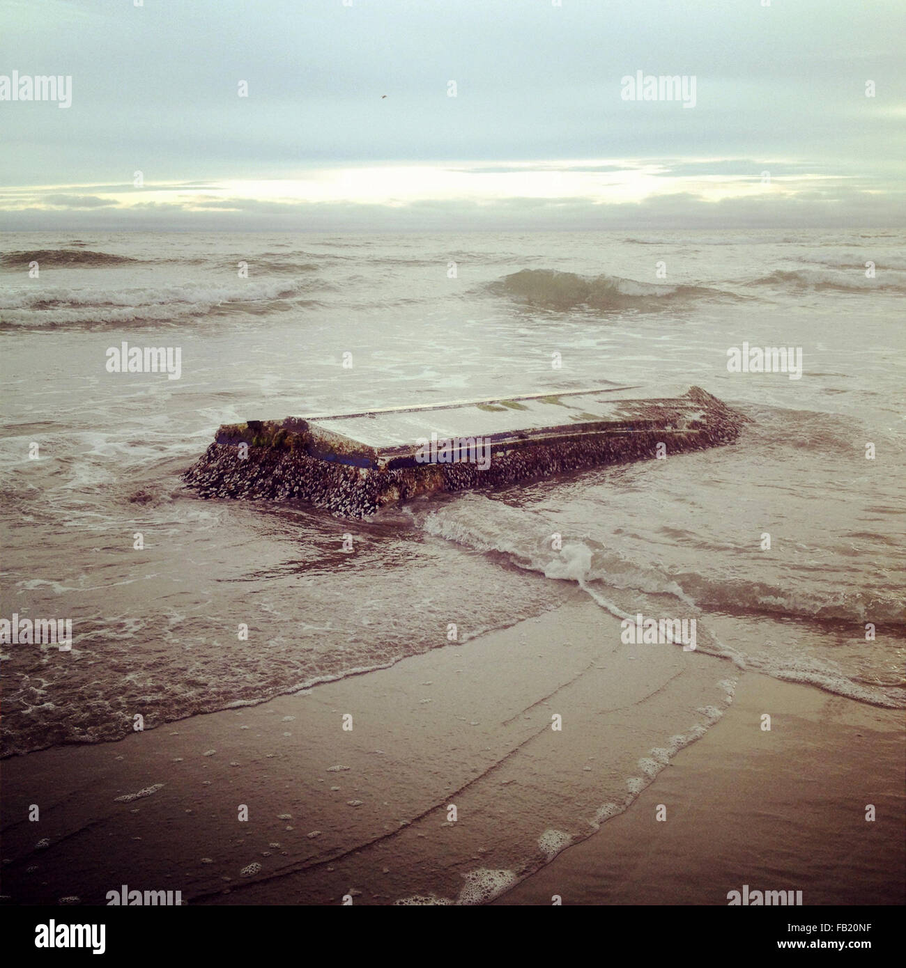 Tsunami on washington coast