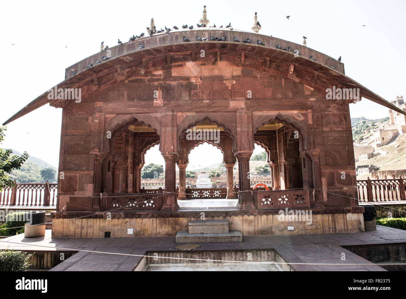 Walking inside Amer Fort Stock Photo - Alamy