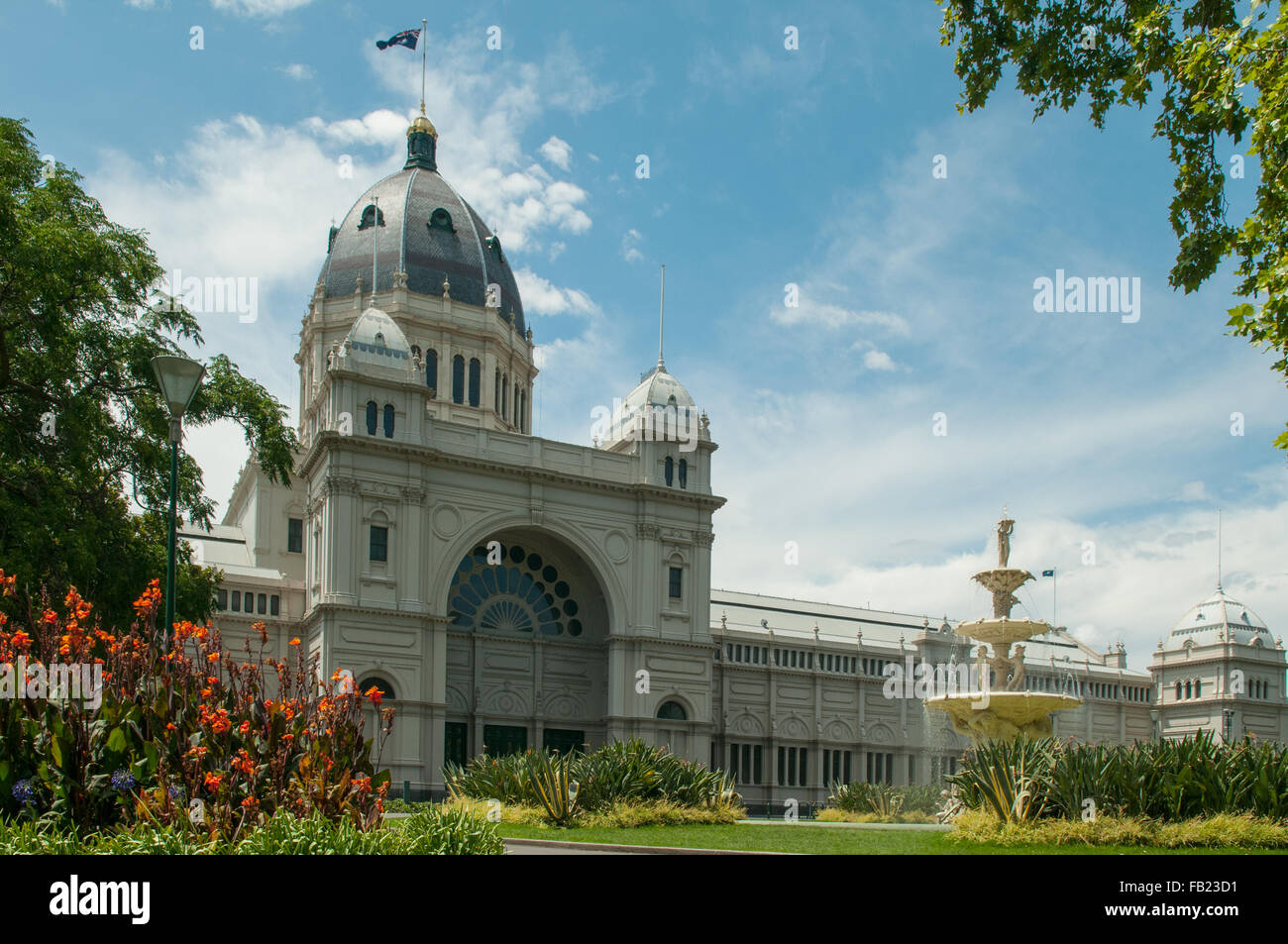 Royal Exhibition Building, Carlton Gardens, Melbourne, Victoria, Australia Stock Photo