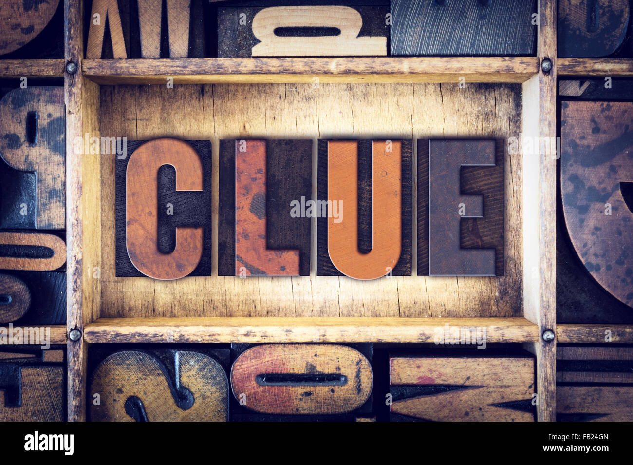Clue written hi-res stock photography and images - Alamy