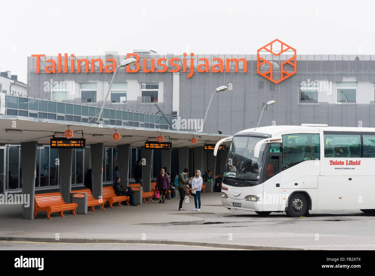 Taisto liinid bus at Tallinn bus station (Tallinna bussijaam) in Stock  Photo - Alamy
