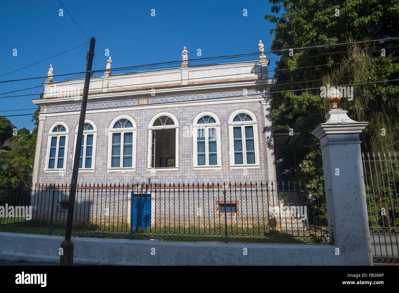 House, Santa Teresa, Rio de Janeiro, Brazil Stock Photo