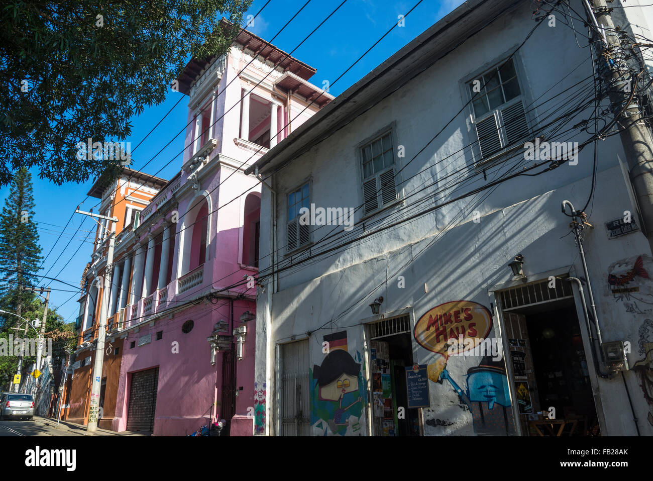 Santa Teresa neighbourhood, Rio de Janeiro, Brazil Stock Photo