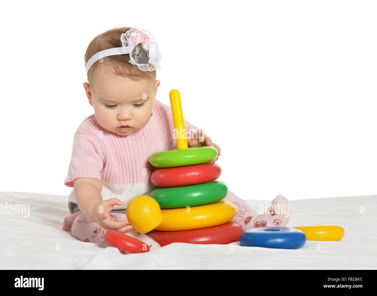 baby in pink clothes Stock Photo - Alamy