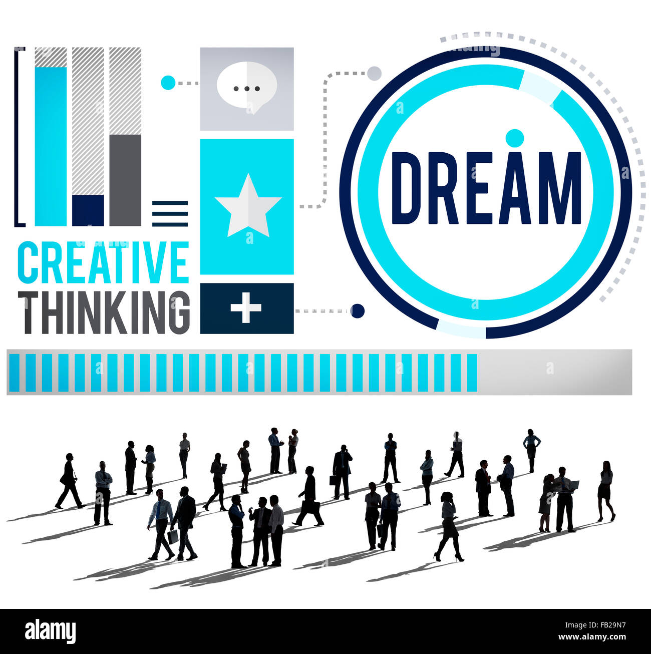 Dream Goal Target Aspiration Imagination Inspiration Concept Stock Photo Alamy