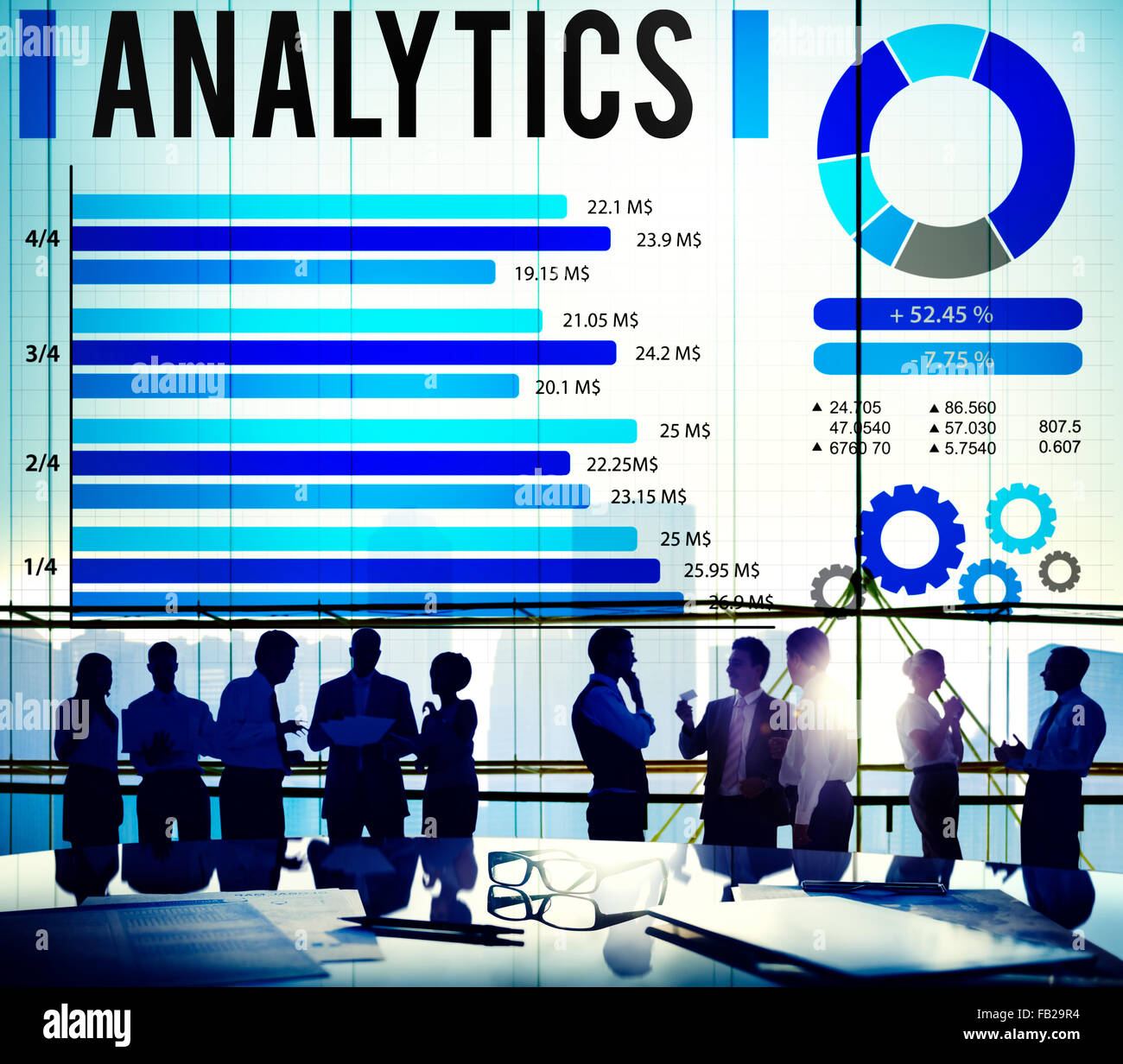 Analytics Information Statistics Strategy Data Concept Stock Photo - Alamy