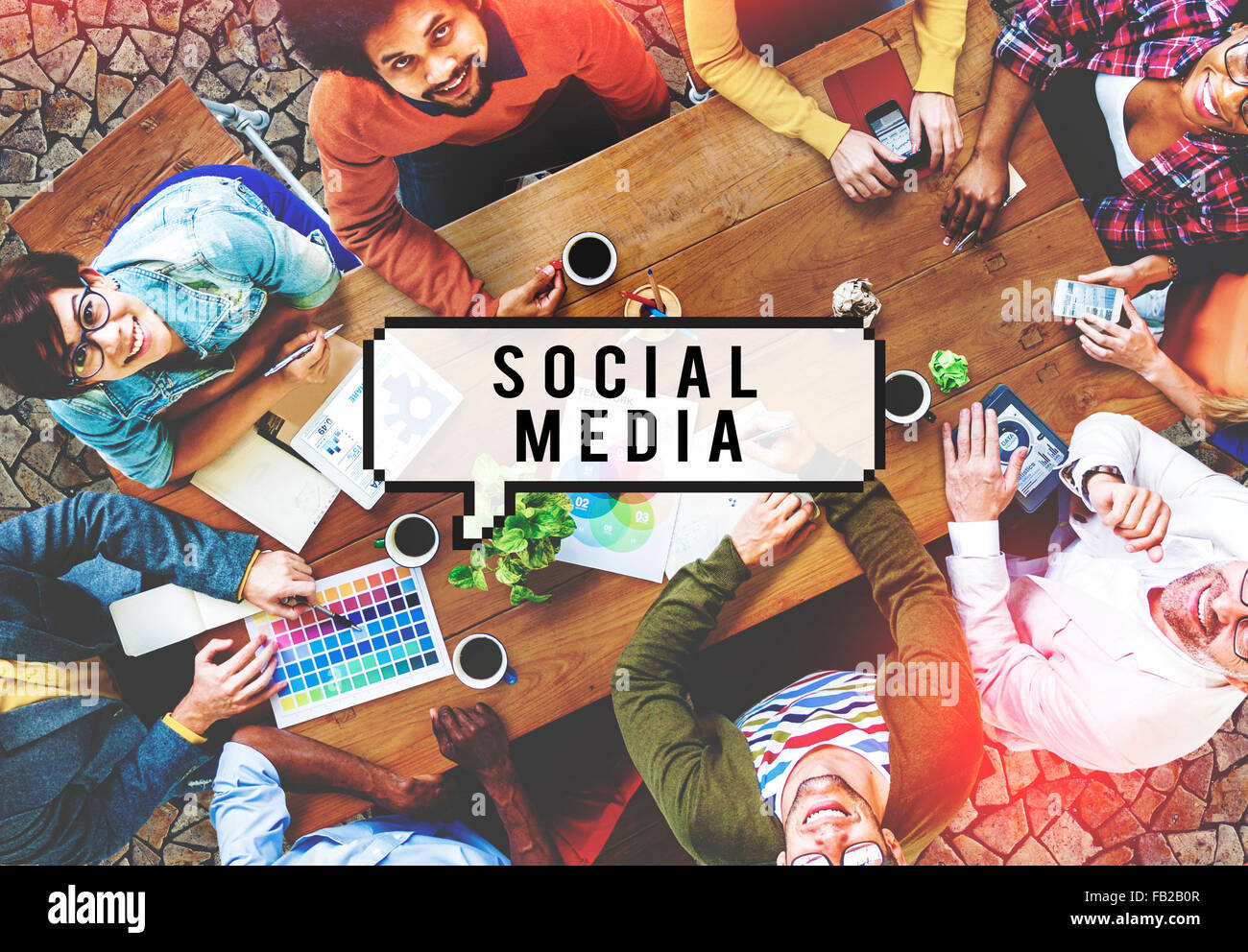 Social Media Network Web Online Internet Concept Stock Photo - Alamy