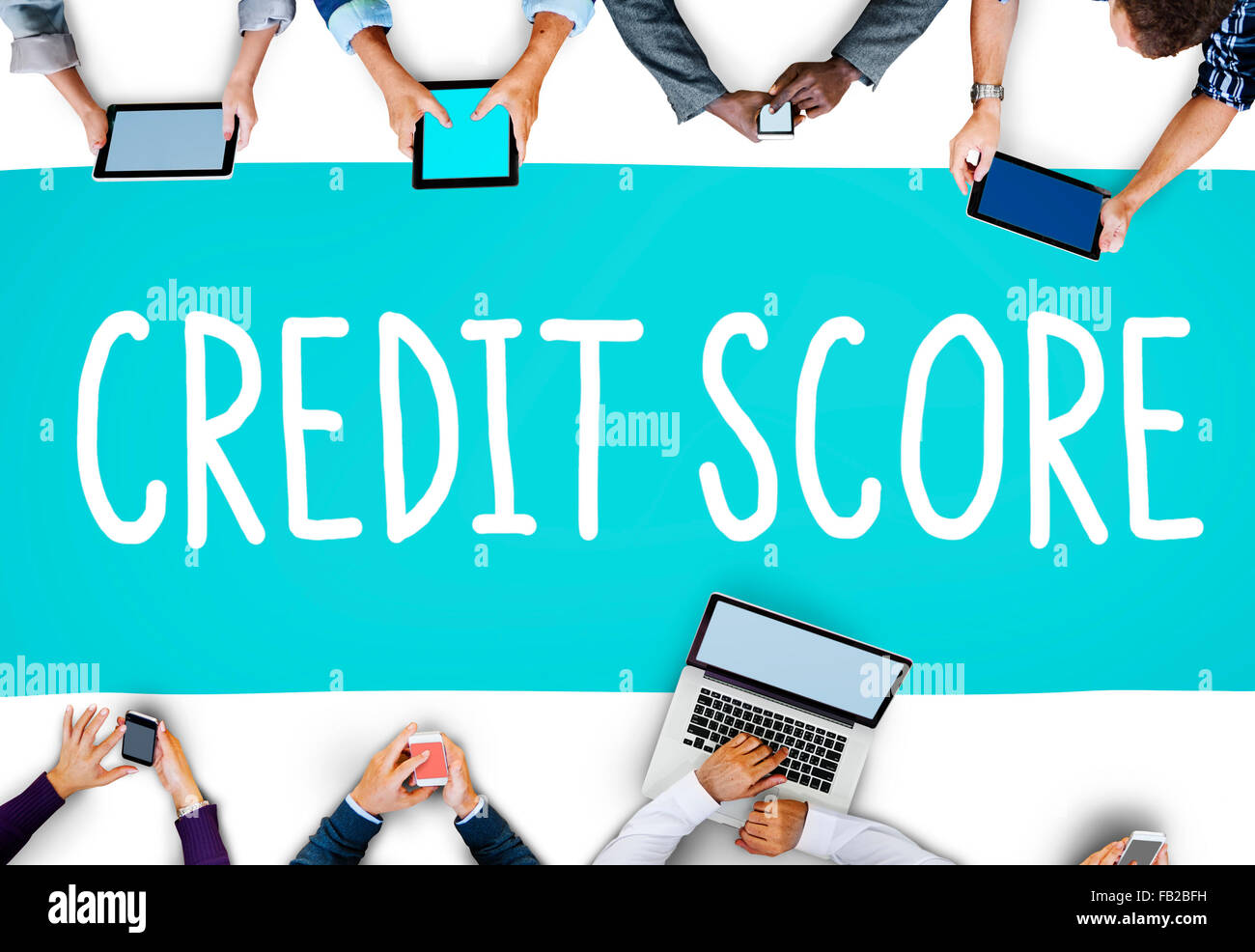 Credit Score Financial payment Rating Budget Money Concept Stock Photo
