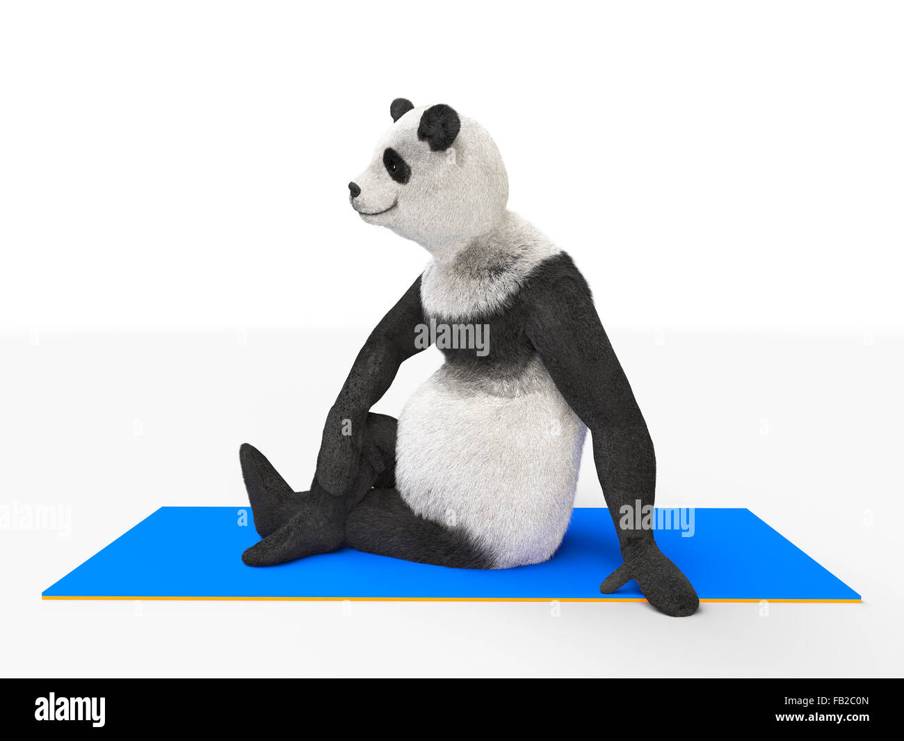 https://c8.alamy.com/comp/FB2C0N/animal-character-personage-panda-doing-yoga-FB2C0N.jpg