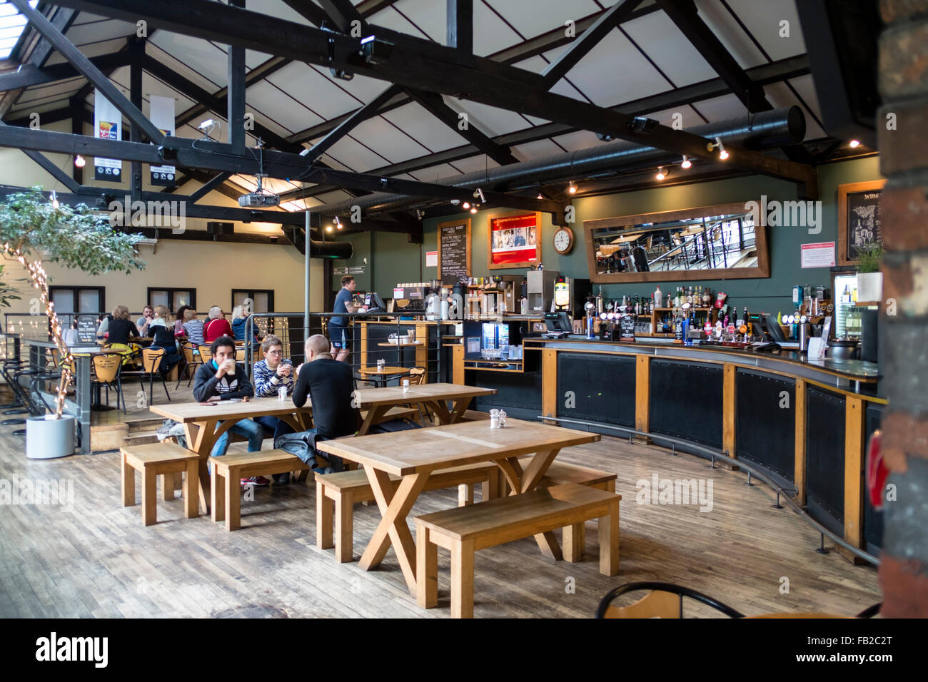 Around Bristol city center The Watershed Cafe Stock Photo