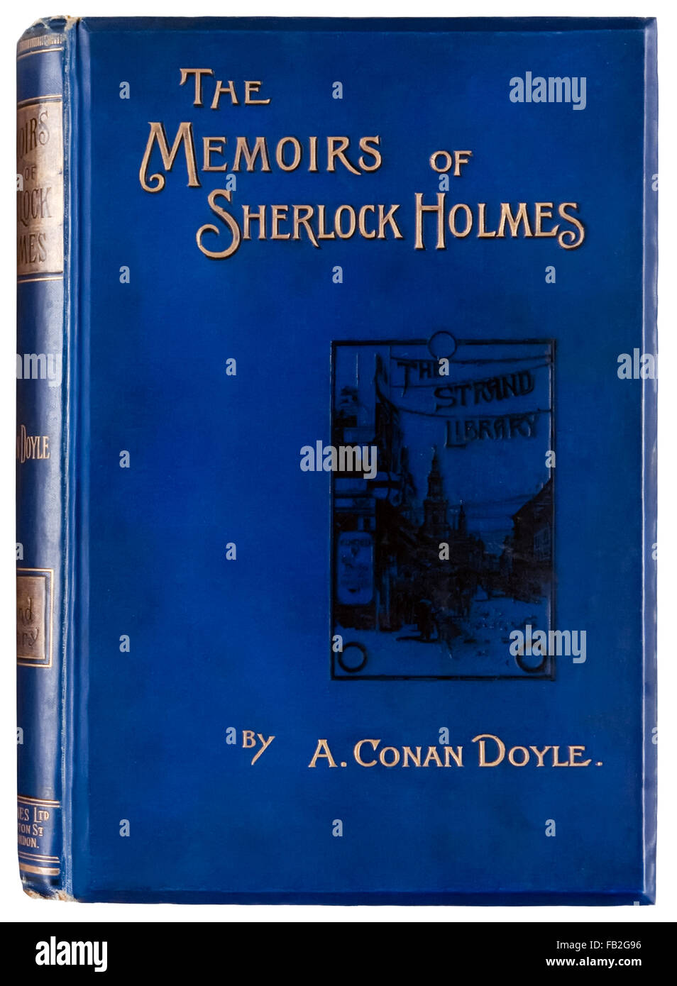 'The Memoirs of Sherlock Holmes' by Sir Arthur Conan Doyle (1859-1930) first edition published in 1894 by George Newnes, London. Stock Photo