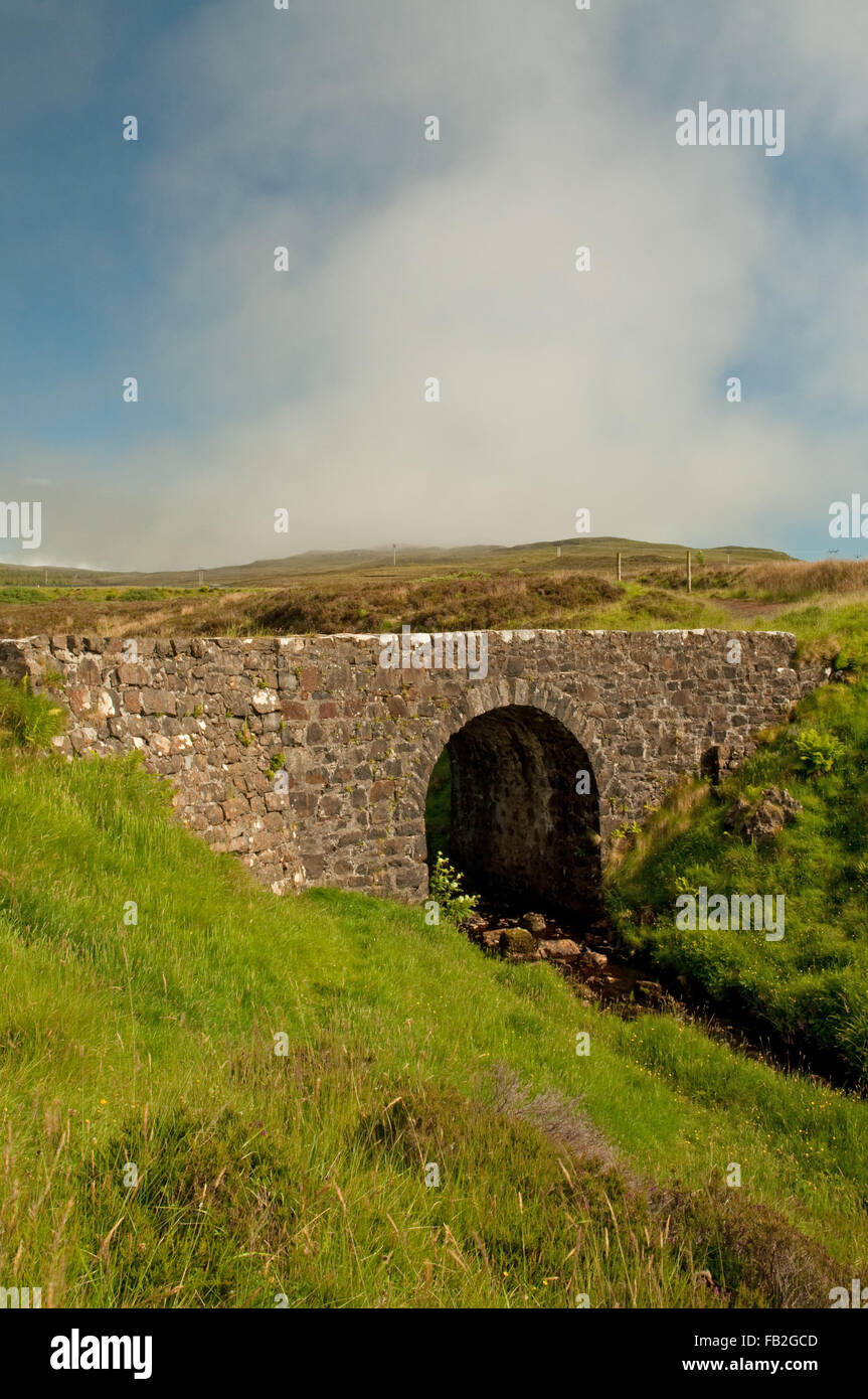 The Fairy Bridge on the Isle of Skye Stock Photo