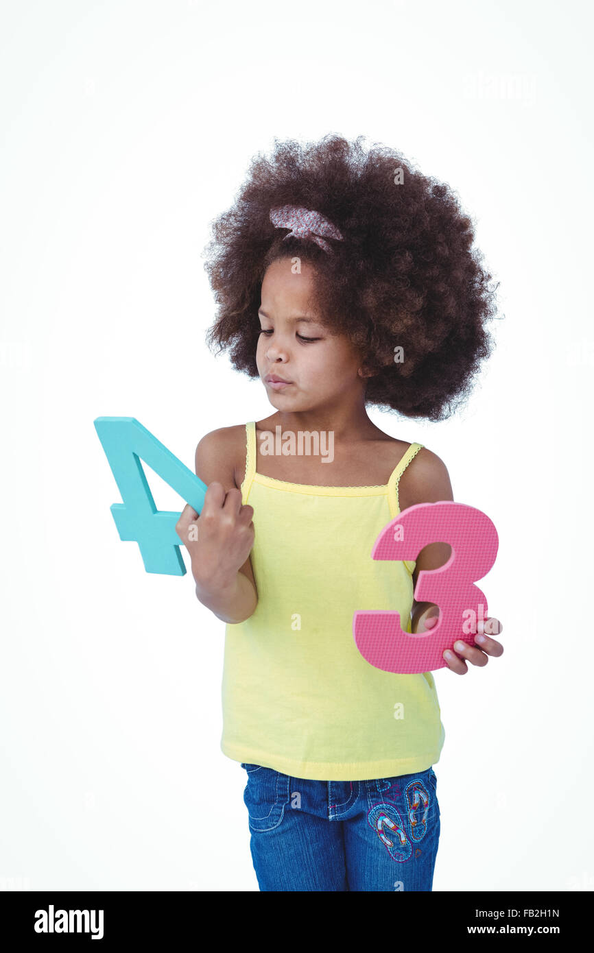 Numbers girl hi-res stock photography and images - Alamy