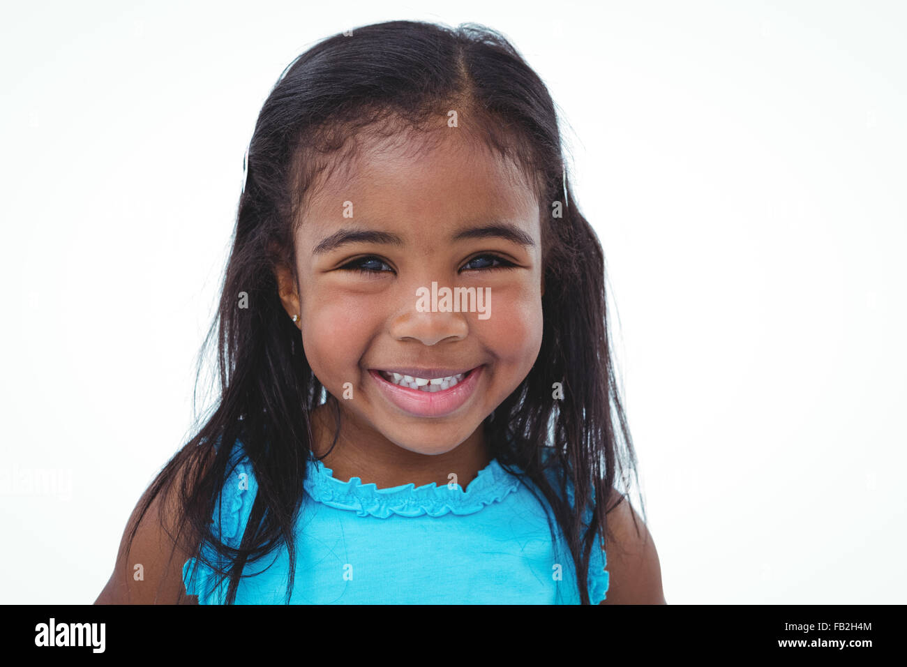 Cute girl smiling at the camera Stock Photo - Alamy