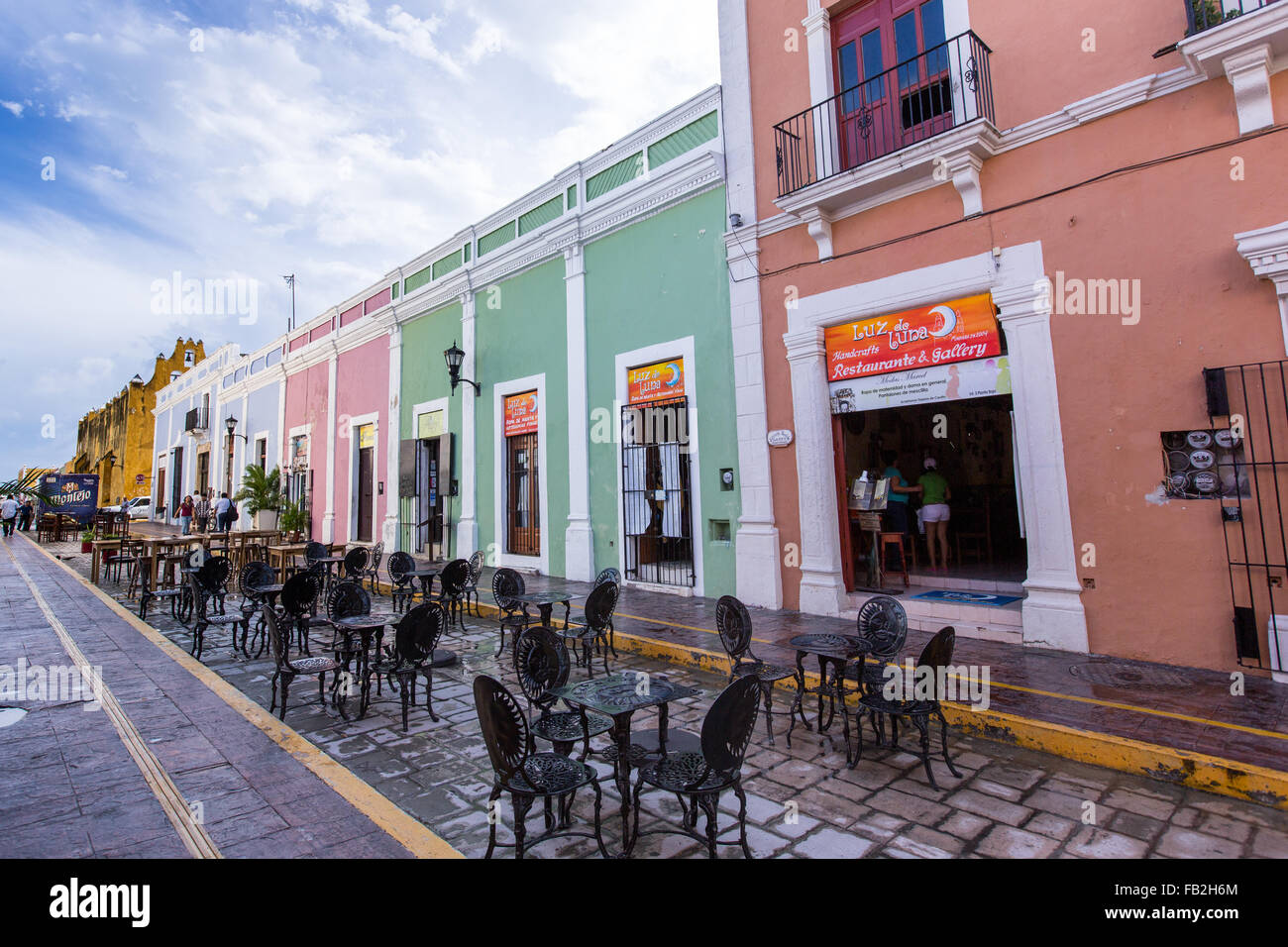 Campeche City or San Francisco de Campeche is the capital of Campeche state, Mexico Stock Photo