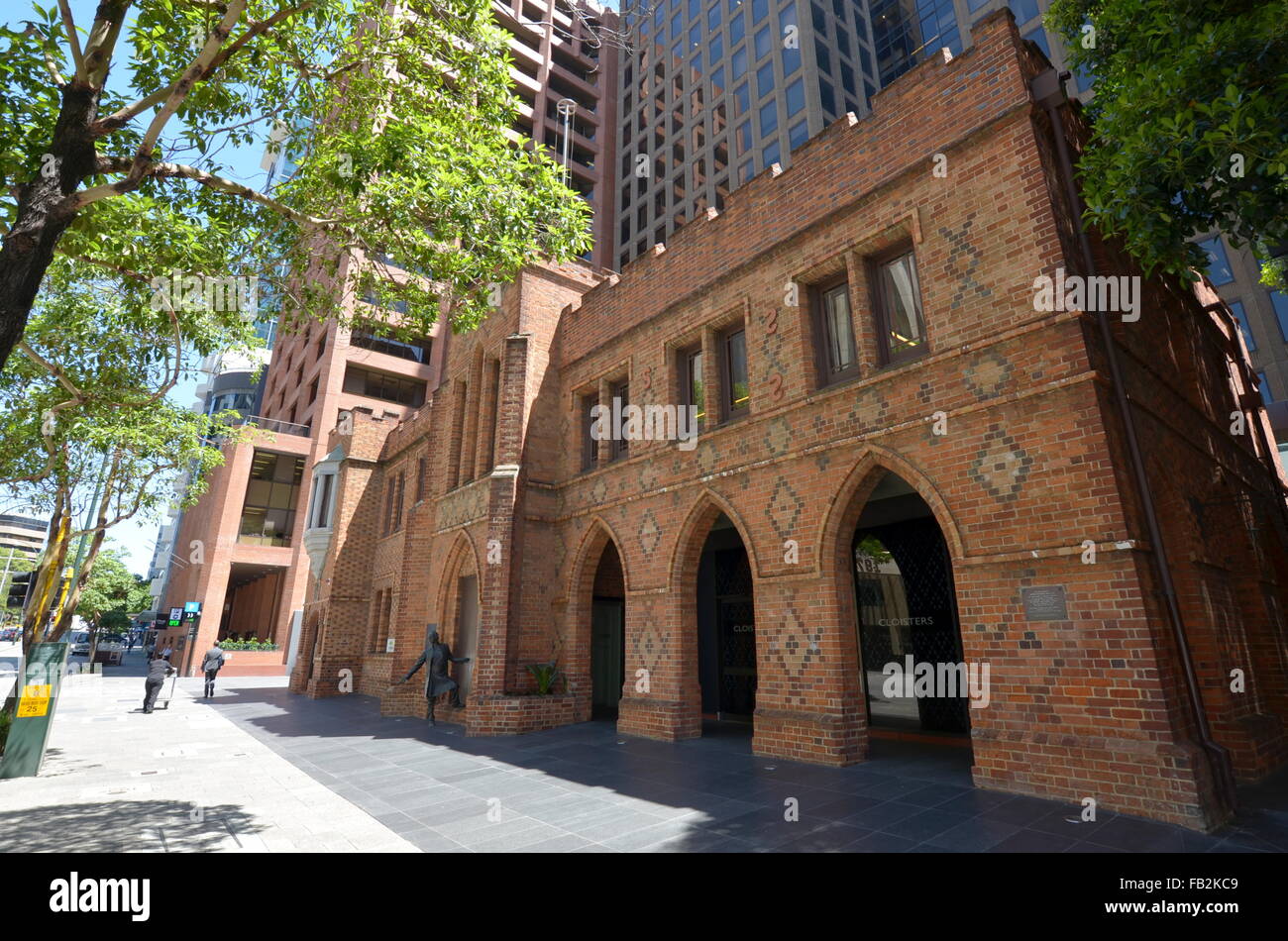 The Cloisters, a convict-built colonial era building in Perth, Australia Stock Photo