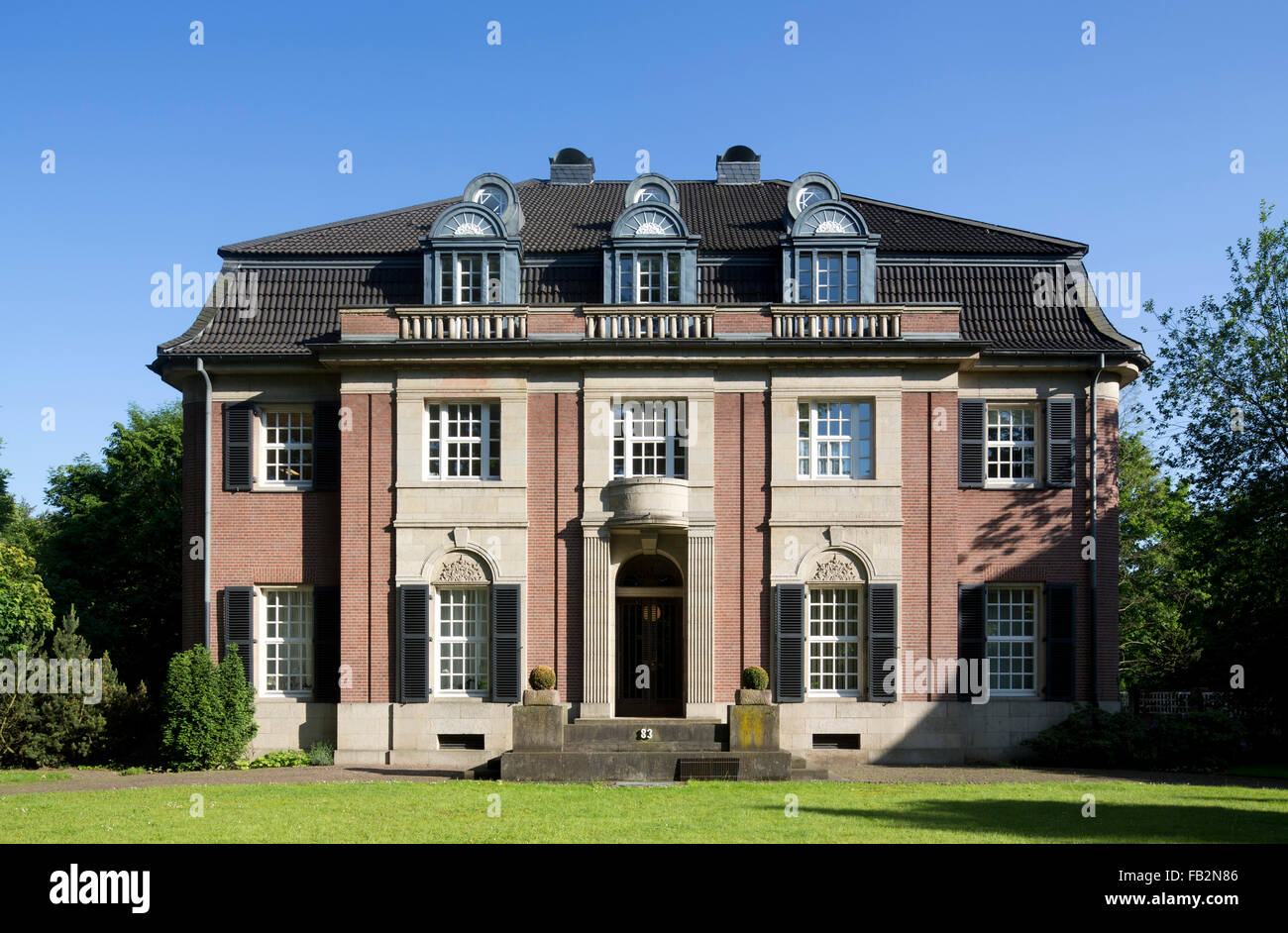 Krefeld, Wohnhaus für Carl Clauss, Wilhelmshofallee 83 Stock Photo Alamy