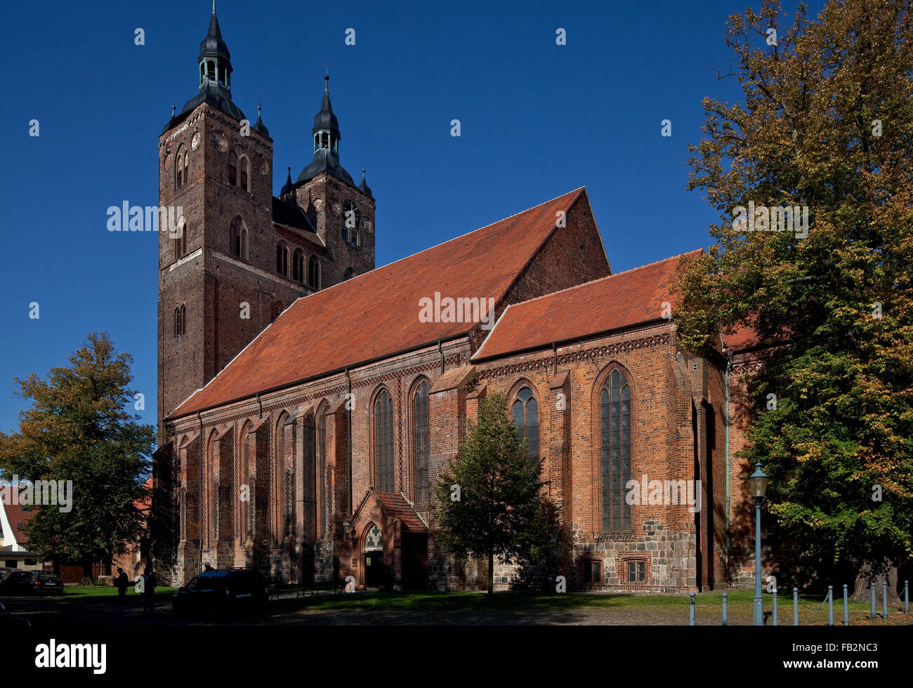 Seehausen in der Altmark, Evangelisch-lutherische Stadtkirche St. Petri Stock Photo