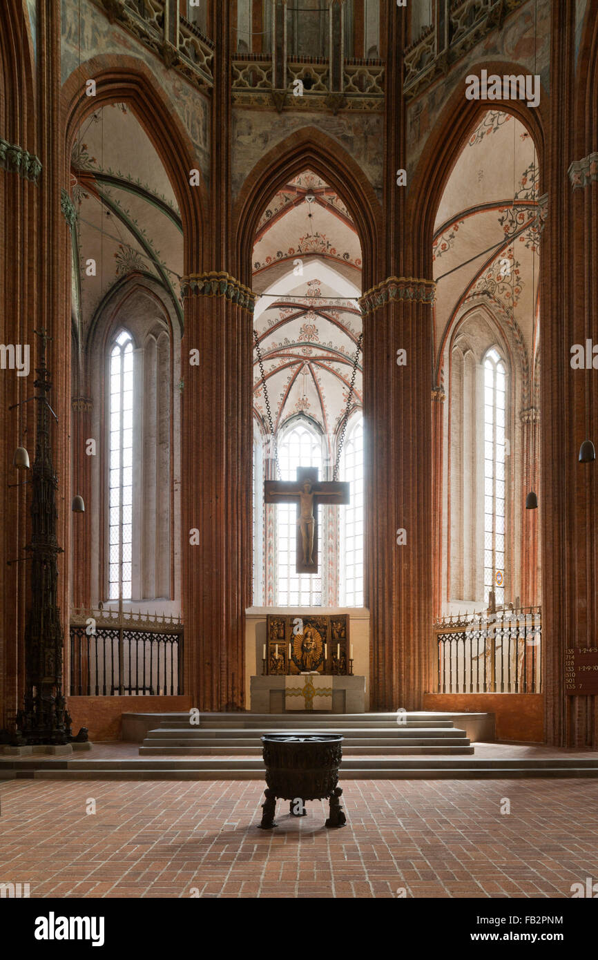 Lübeck, Marienkirche, St. Marien Stock Photo