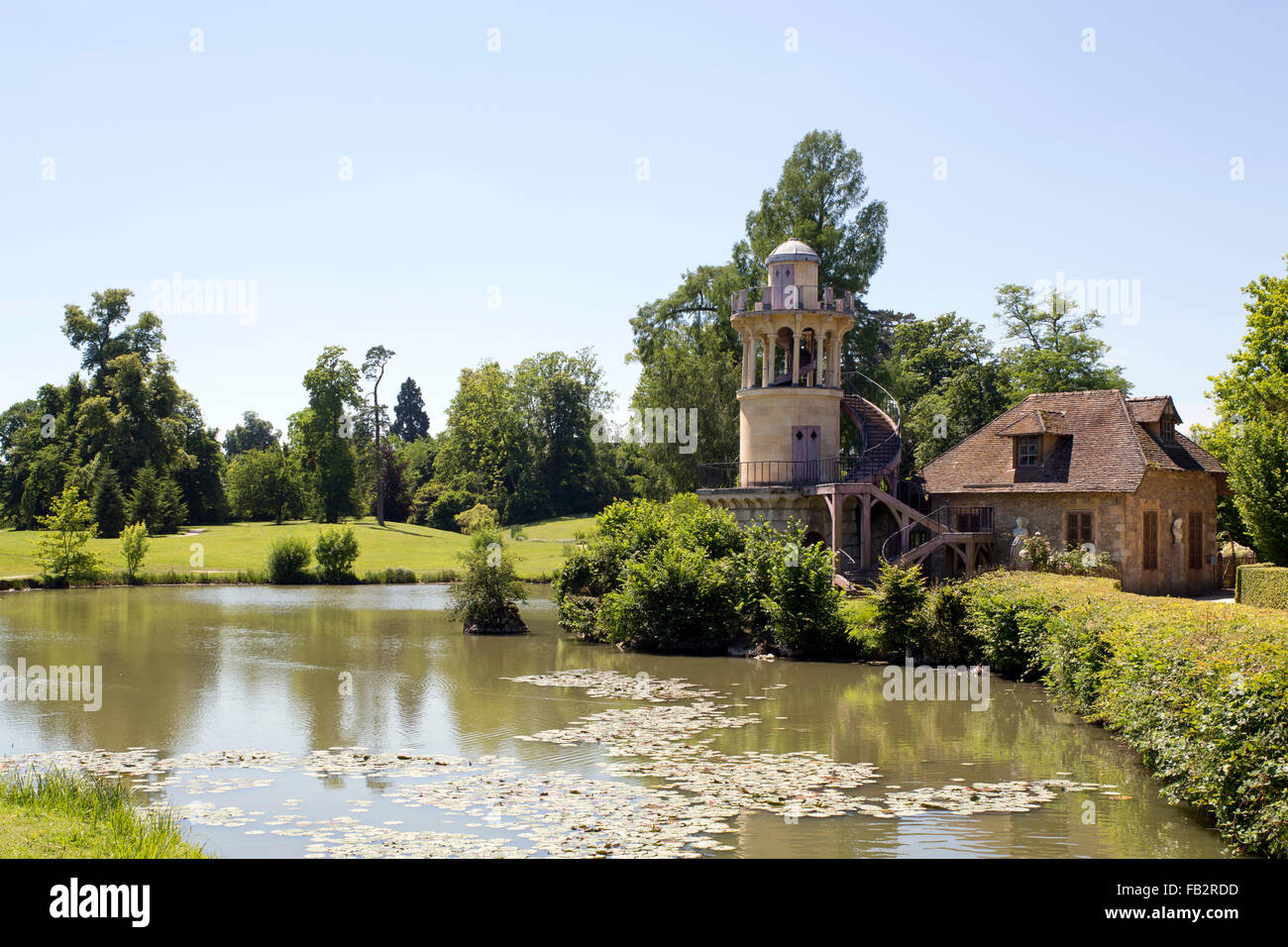 Versailles, Château de Versailles, Domaine de Maire-Antoinette Stock Photo