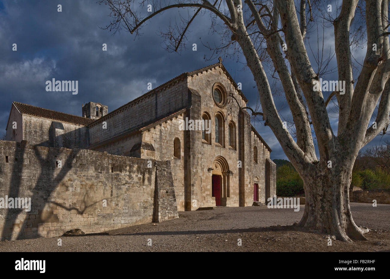 Silvacane, Zisterzienserkloster Abbaye de Silvacane Stock Photo