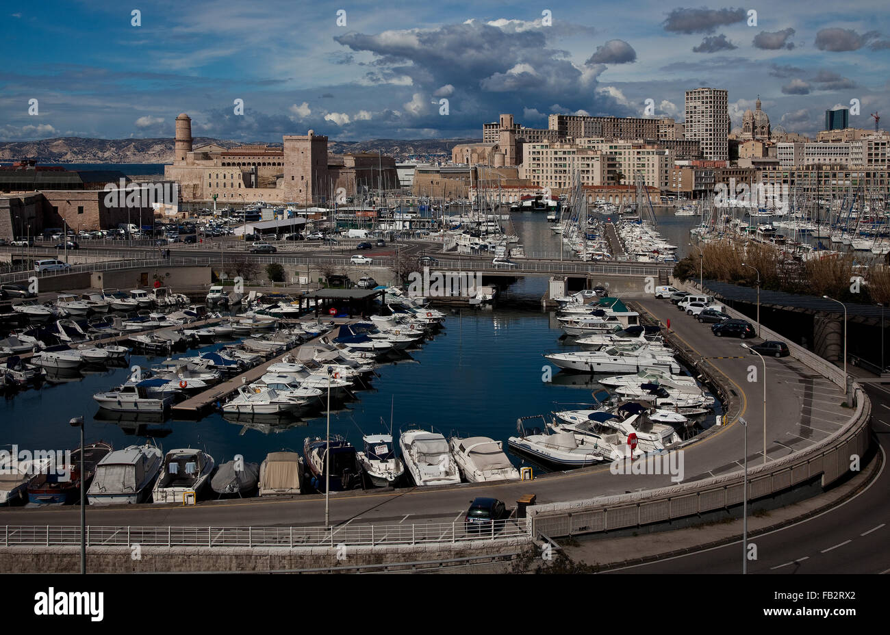 Marseille, bassin de carenage Stock Photo